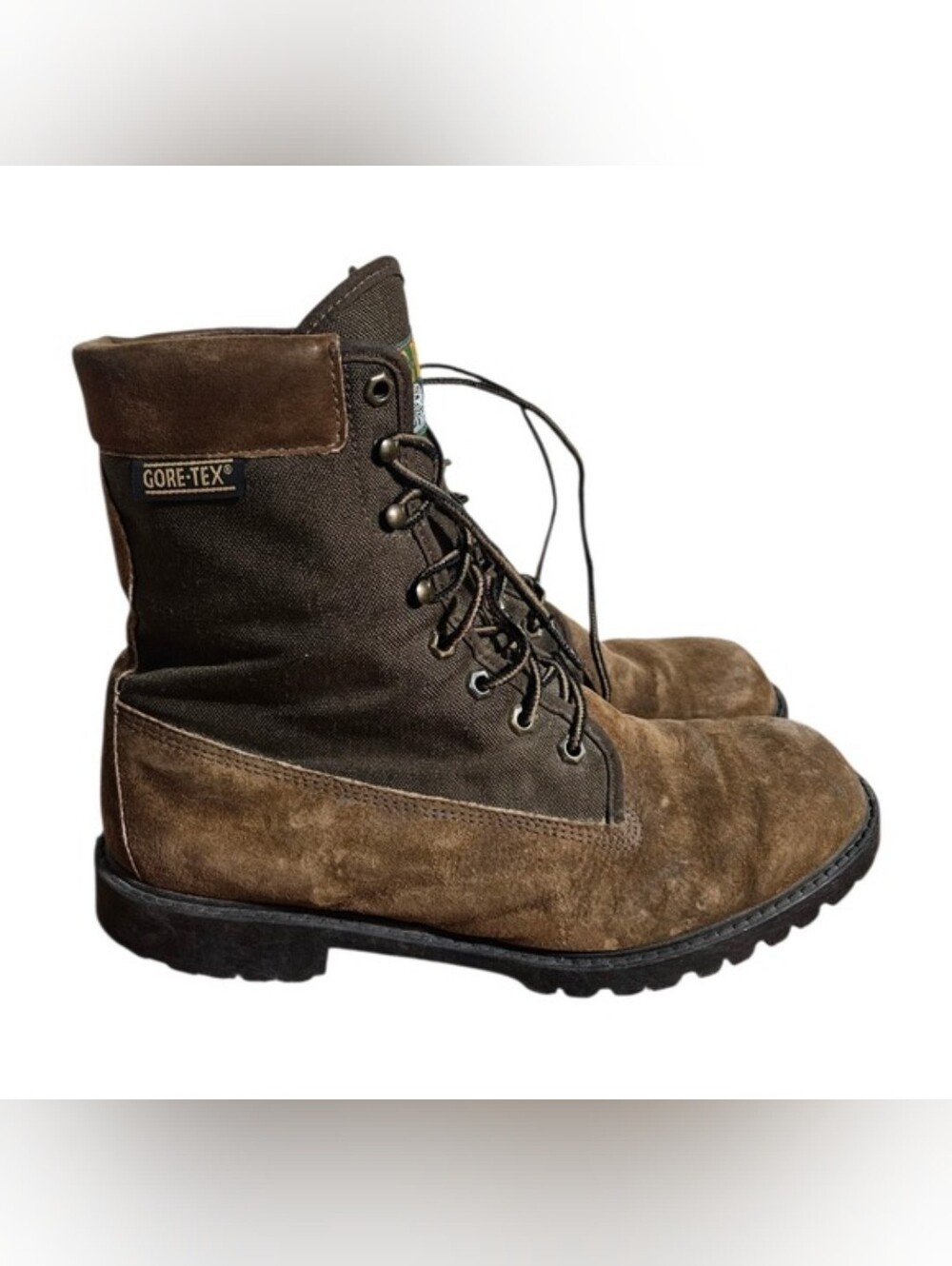 RedHead Bone-Dry GoreTex Boots Thinsulate Leather/Canvas Mens US 10 Hiking Work